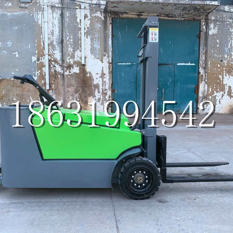 日喀则市小型电动叉车1吨2吨步行站驾式电瓶堆高充电装卸车液压升降车铲车